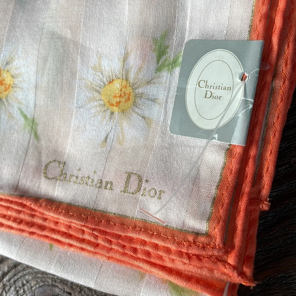 Vintage‎ Dior floral scarf NWT